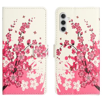 Funda Style para Samsung Galaxy A35 - Estilo Cartera - Flores Rosas