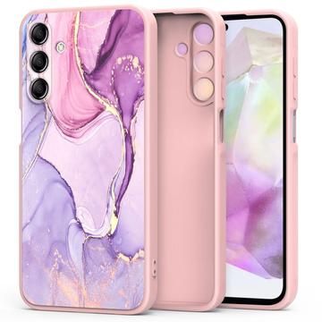 Funda de Silicona Tech-Protect Icon para Samsung Galaxy A35 - Mármol