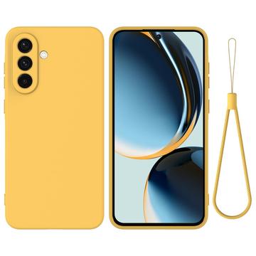 Samsung Galaxy A36 Funda de silicona líquida con correa de mano