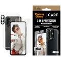 Paquete Samsung Galaxy A36 PanzerGlass Care Flagship 3 en 1 - Transparente