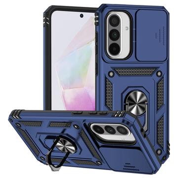 Funda híbrida con anillo giratorio y protector de cámara para Samsung Galaxy A36