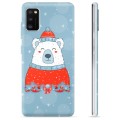 Funda de TPU para Samsung Galaxy A41 - Oso de Navidad