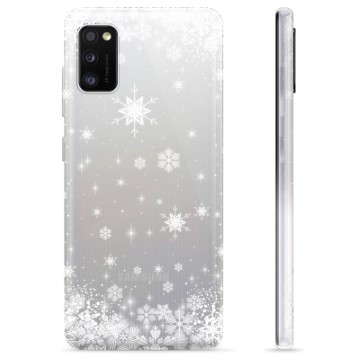 Funda de TPU para Samsung Galaxy A41 - Copos de Nieve