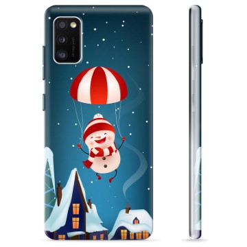 Funda de TPU para Samsung Galaxy A41 - Muñeco de Nieve