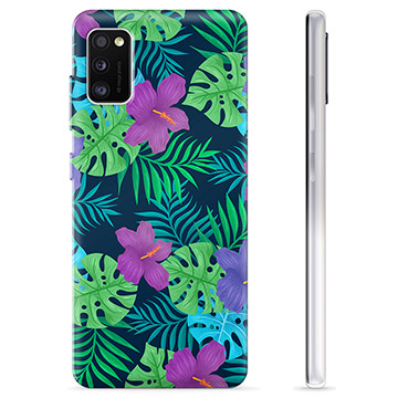 Funda de TPU para Samsung Galaxy A41 - Flores Tropicales