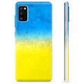 Funda TPU con bandera de Ucrania para Samsung Galaxy A41 - Bicolor