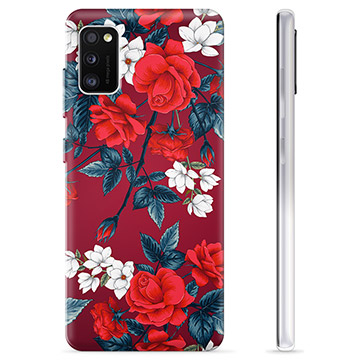 Funda de TPU para Samsung Galaxy A41 - Flores Vintage