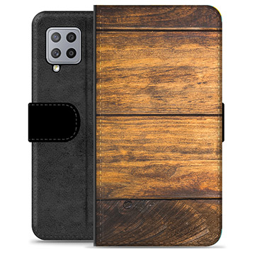 Funda Cartera Premium para Samsung Galaxy A42 5G - Madera