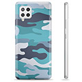 Funda de TPU para Samsung Galaxy A42 5G - Camuflaje Azul