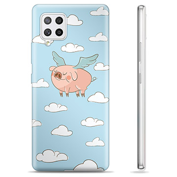 Funda de TPU para Samsung Galaxy A42 5G - Cerdo Volador