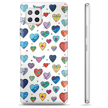 Funda de TPU para Samsung Galaxy A42 5G - Corazones