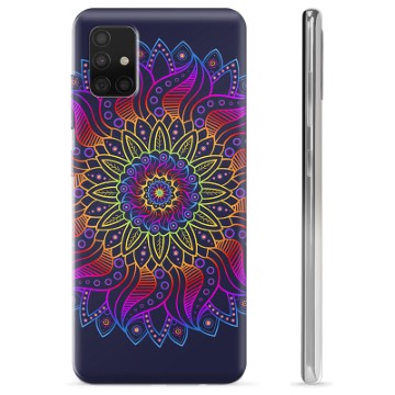 Funda de TPU para Samsung Galaxy A51 - Mandala Colorida