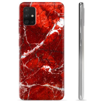 Funda de TPU para Samsung Galaxy A51 - Mármol Rojo