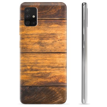 Funda de TPU para Samsung Galaxy A51 - Madera