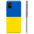 Funda TPU con bandera de Ucrania para Samsung Galaxy A51 - Amarillo y azul claro