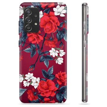 Funda de TPU para Samsung Galaxy A52 5G, Galaxy A52s - Flores Vintage