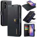 DG.Ming 2-en-1 Funda estilo cartera para Samsung Galaxy A54 5G - Negro