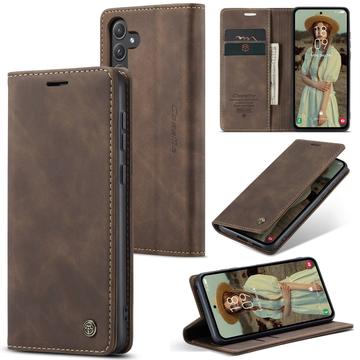 Funda Caseme Serie 013 para Samsung Galaxy A55 - Estilo Cartera - Café