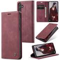 Funda Caseme Serie 013 para Samsung Galaxy A55 - Estilo Cartera - Vino Tinto