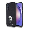 Funda Samsung Galaxy A55 Karl Lagerfeld Fixed Glitter Metal Ikonik - Negra