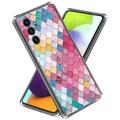 Carcasa de TPU Stylish Ultra Fina para Samsung Galaxy A55 - Rombo Arcoiris