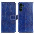 Funda con Cierre Magnético para Samsung Galaxy A55 - Estilo Cartera - Azul