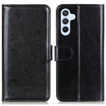 Funda de cartera con cierre magnético para Samsung Galaxy A56 - Negro