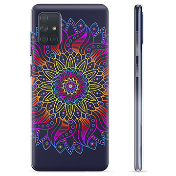 Funda de TPU para Samsung Galaxy A71 - Mandala Colorida