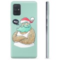 Funda de TPU para Samsung Galaxy A71 - Papá Noel Moderno