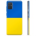 Funda TPU con bandera de Ucrania para Samsung Galaxy A71 - Amarillo y azul claro