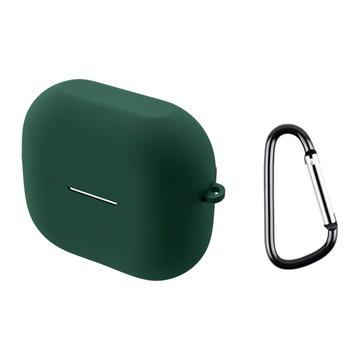 Carcasa de Silicona con Mosquetón para Samsung Galaxy Buds3/Buds3 Pro - Verde