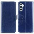 Funda de cartera con cierre magnético para Samsung Galaxy F34/M34 5G - Azul Oscuro