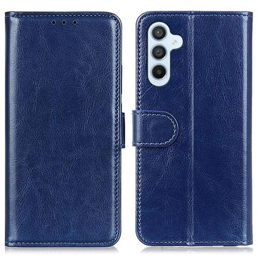 Funda de cartera con cierre magnético para Samsung Galaxy F34/M34 5G - Azul Oscuro