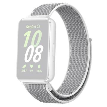 Samsung Galaxy Fit3 Correa de Nailon con Cierre de Velcro - Gris