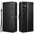 Funda con Cierre Magnético para Samsung Galaxy M55/F55/C55 - Estilo Cartera - Negro