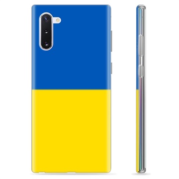 Funda TPU con bandera de Ucrania para Samsung Galaxy Note10 - Amarillo y azul claro