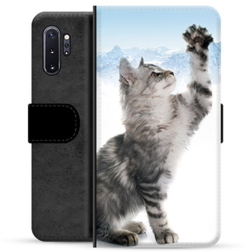 Funda Cartera Premium para Samsung Galaxy Note10+ - Gato