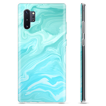 Funda de TPU para Samsung Galaxy Note10+ - Mármol Azul