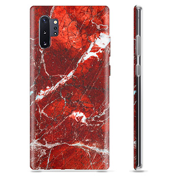 Funda de TPU para Samsung Galaxy Note10+ - Mármol Rojo