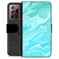 Funda Cartera Premium para Samsung Galaxy Note20 Ultra - Mármol Azul