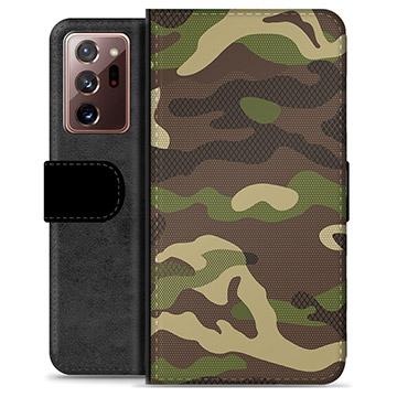 Funda Cartera Premium para Samsung Galaxy Note20 Ultra - Camuflaje