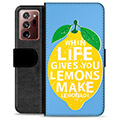 Funda Cartera Premium para Samsung Galaxy Note20 Ultra - Limones