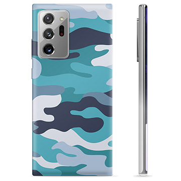 Funda de TPU para Samsung Galaxy Note20 Ultra - Camuflaje Azul