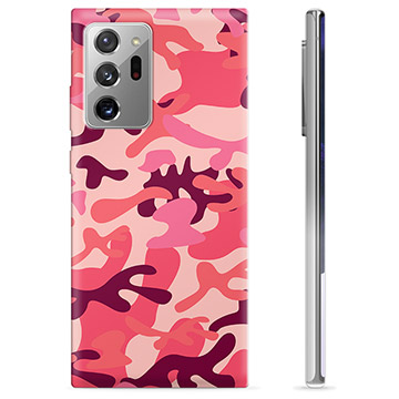 Funda de TPU para Samsung Galaxy Note20 Ultra - Camuflaje Rosa