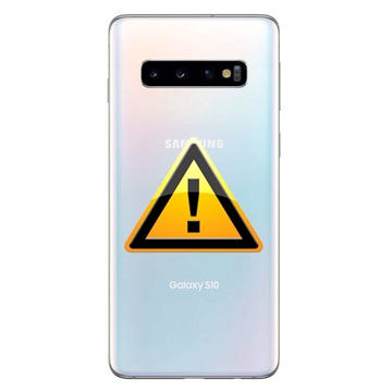 Reparación Tapa de Batería para Samsung Galaxy S10 - Prism Blanco