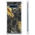 Funda Híbrida para Samsung Galaxy S10 - Hojas Doradas