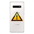 Reparación Tapa de Batería para Samsung Galaxy S10+ - Cerámica Blanco