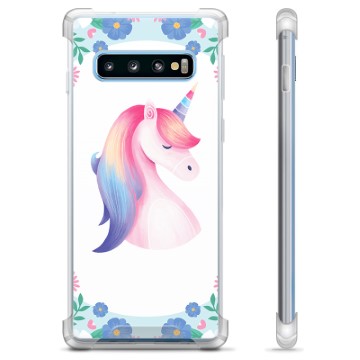 Funda Híbrida para Samsung Galaxy S10+ - Unicornio