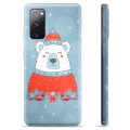 Funda de TPU para Samsung Galaxy S20 FE - Oso de Navidad