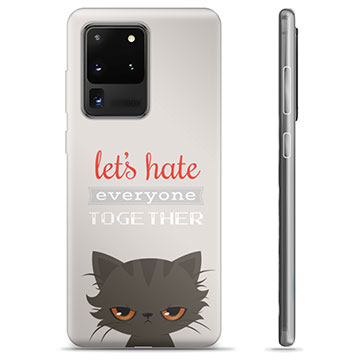 Funda de TPU para Samsung Galaxy S20 Ultra - Gato Enfadado